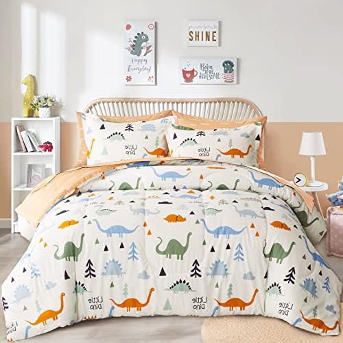 Joyreap Dinosaur Reversible Bed in a Bag Set Queen Size