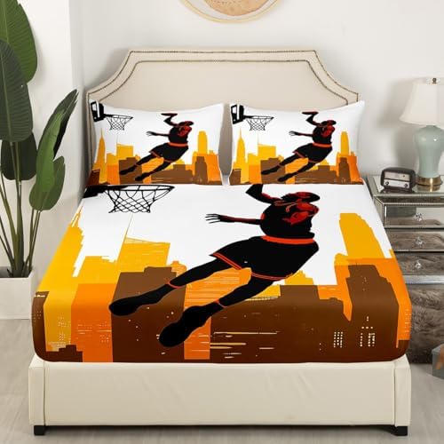 Erosebridal Ball Game Bedding Set for Boys Full Size