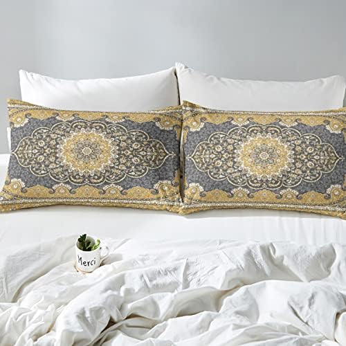 Erosebridal Bohemian Floral Twin Sheet Set