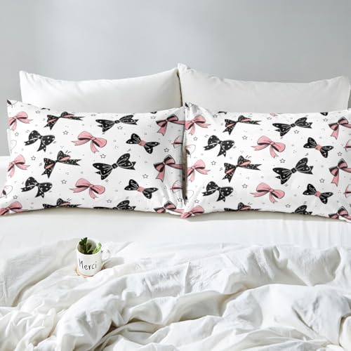Feelyou Bowknot Bed Sheet Set for Girls 1