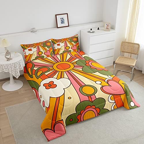 Erosebridal Vintage Boho Comforter Set Twin
