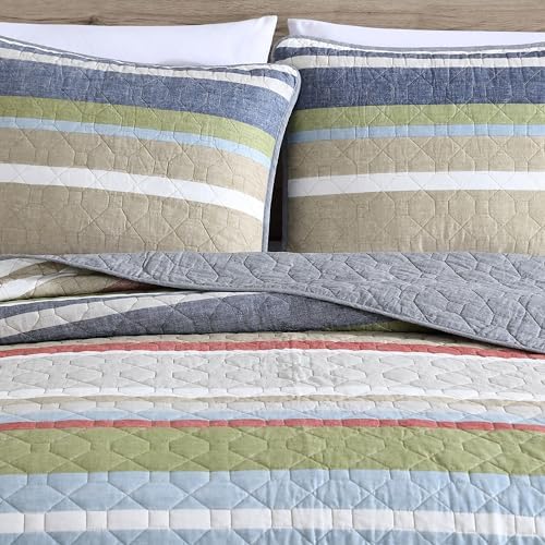 Eddie Bauer Quilt Set - Salmon Ladder Multi King