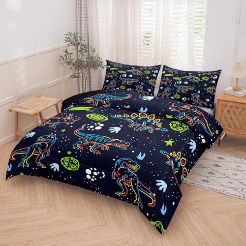 NINENINE Dinosaur Comforter Set for Kids 1