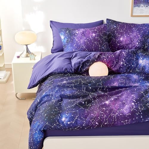 Wake In Cloud - Constellation Comforter Set for Teens