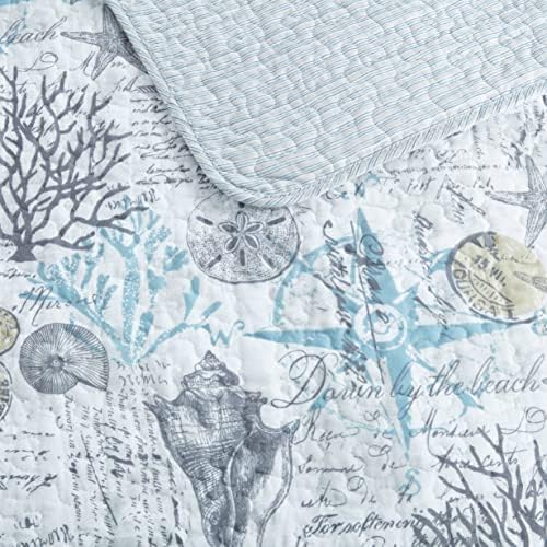 Tommy Bahama Twin Quilt Set with Matching Sham 1