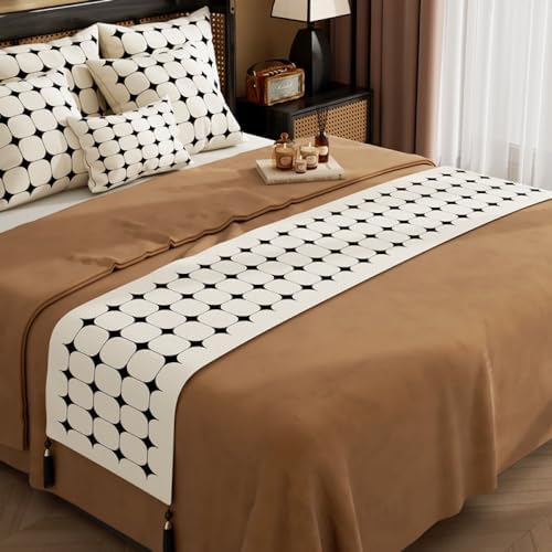 HSTANGKY Hotel Bed Runner Scarf Bedspread