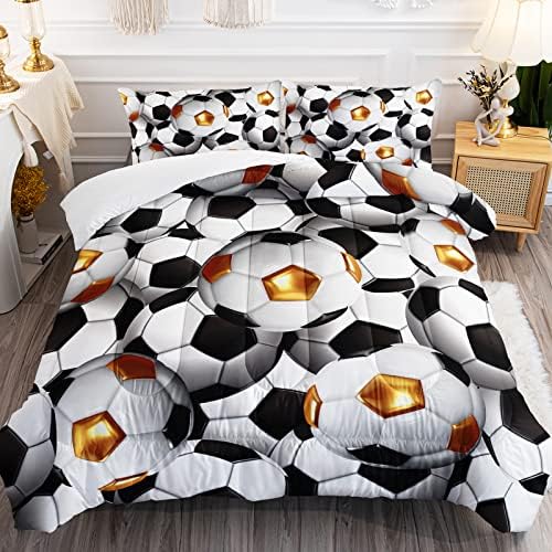 BailiPromise Soccer Comforter Set Queen Size 1