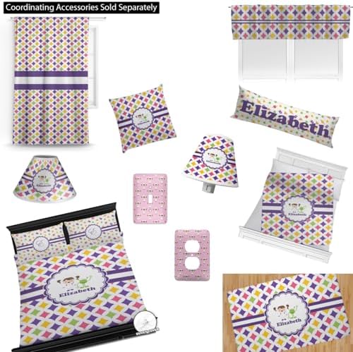 Personalized Girls Astronaut Comforter Set Twin XL