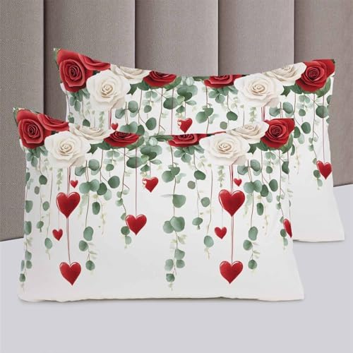 ZOE GARDEN Valentines Bed Duvet Cover Twin Set