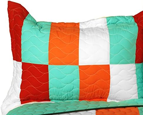 Onitiva Kaleidoscope 3PC Vermicelli Quilt Set