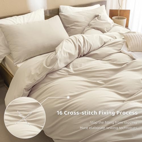 Sanracie Queen Comforter Set 3 Piece 100 Cotton