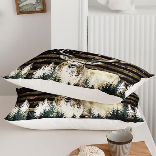 Ntlfup Deer Camo Comforter Set for Kids Teens 1