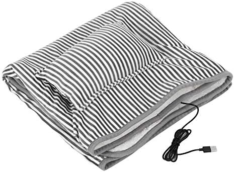 MINGZHE Heating Throw Blanket USB Dark Gray
