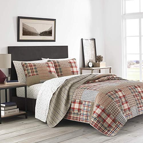 Eddie Bauer King Quilt Set - Hawthorne Brown