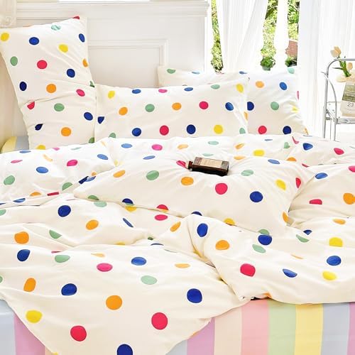 MEJU Duvet Cover Set with Zipper 3 Pcs