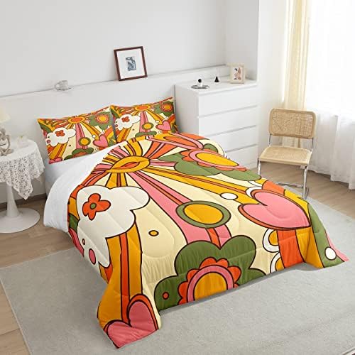Erosebridal Vintage Boho Comforter Set Twin
