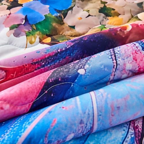 7 Piece Butterfly Comforter Set Twin Size