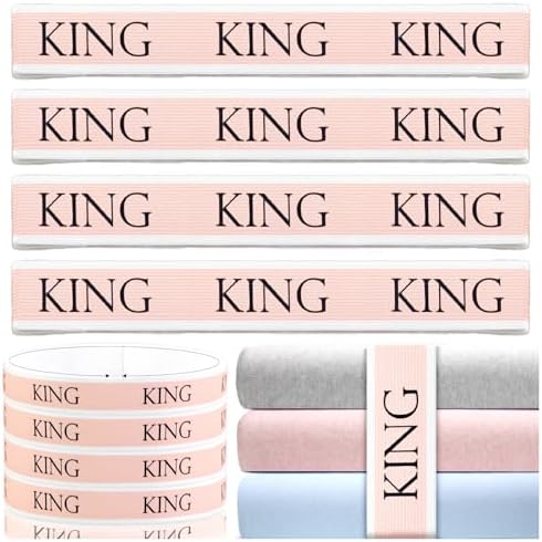 Kelofty Bed Sheet Organizers 4Pcs King Size