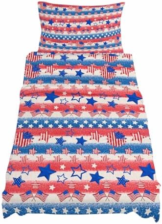 Boanket 4th of July Twin Sheet Set 3 Piece
