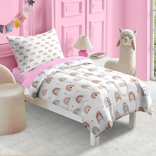 Nesker 4 Pcs Comforter Set Toddler Size
