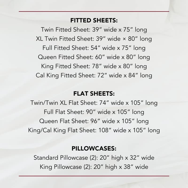 Red Land Cotton Luxury Sheet Set - Queen Size Natural