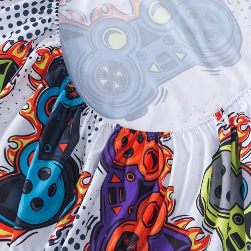 ADASMILE A S Gaming Comforter Set for Kids 6 Piece