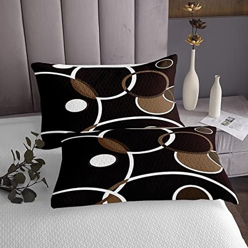 Erosebridal Modern Geometric Bedspread Set