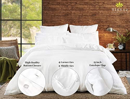 Tissaj Organic Cotton Duvet Cover Smoke Grey
