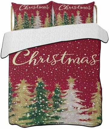 Chucoco Twin XL Quilt Set with Pillow Shams 1