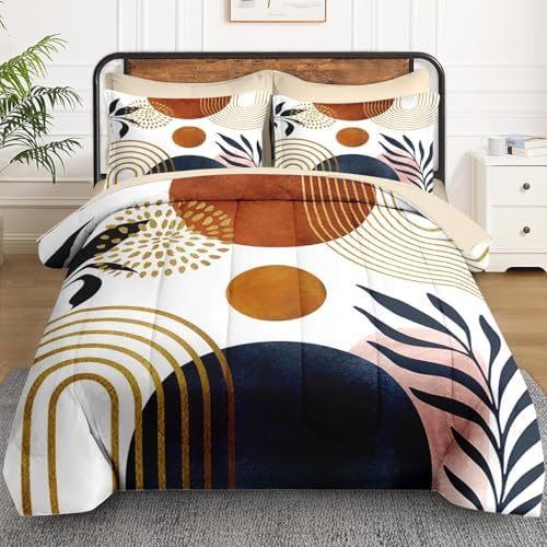 WeCozy 7 Pcs Queen Comforter Set with 2 Pillowcases and 2 Shams