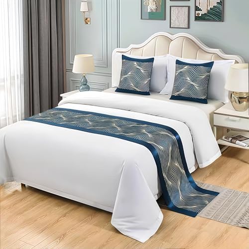 Luxury Bed Runner for Guest Room with Embroidery