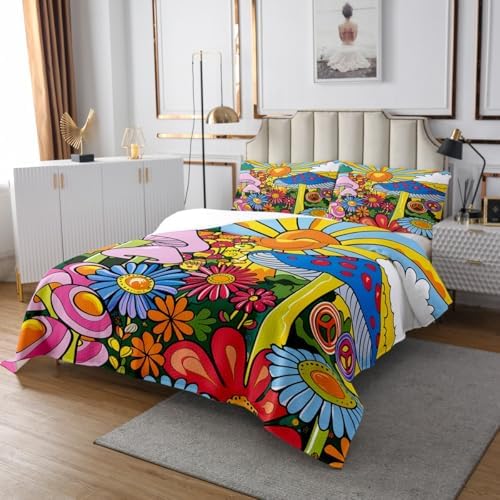 Erosebridal Kawaii Mushroom Quilt Set