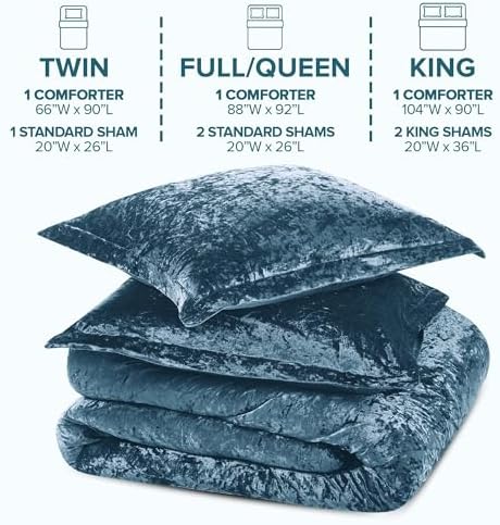 Comfort Spaces Juliette Velvet Comforter Set