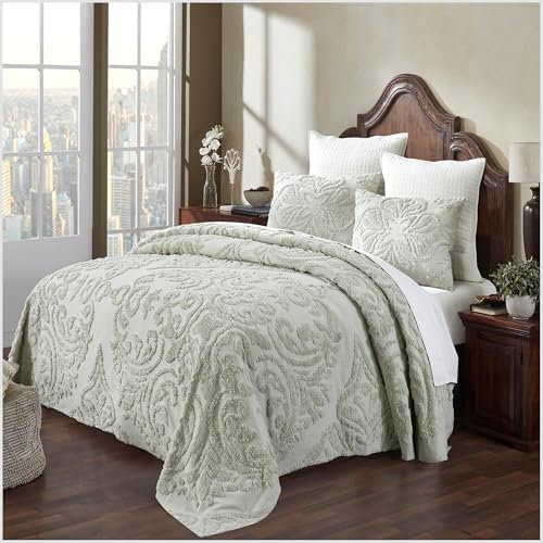 Better Trends Rylee Chenille Bedspread Set
