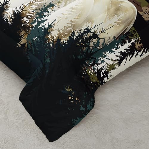 Ntlfup Deer Camo Comforter Set for Kids Teens 1