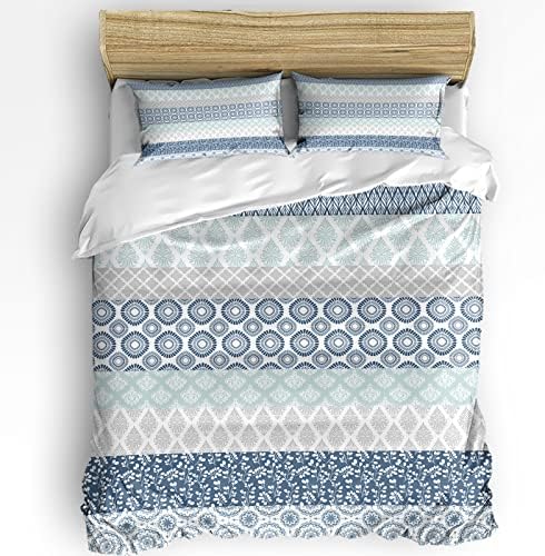 OComster California King Duvet Cover Set with 3 Pieces