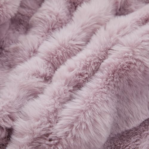 Roscloud Rabbit Plush Duvet Cover Set 3PC Twin