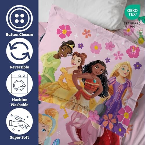 Jay Franco Duvet Cover Set Princess Full 3 Piece