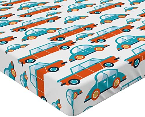 Ambesonne Boys Sheet Traffic Cars Graphic California King