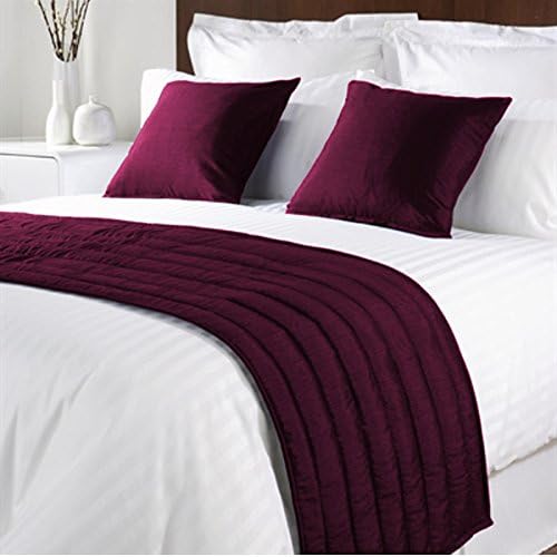 FABRICART Luxury Velvet Bed Runner Set