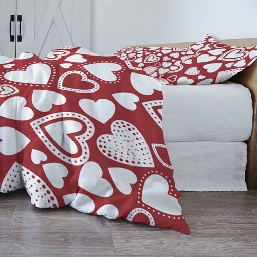 ZOE GARDEN Valentines Bed Duvet Cover Set