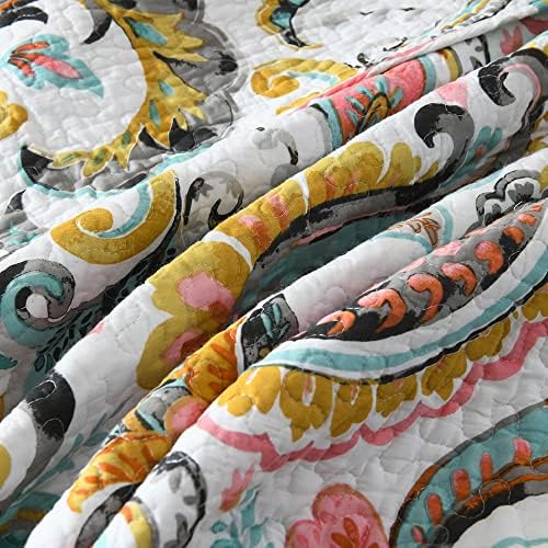VISIMISI Cotton Reversible Quilt Set King Size