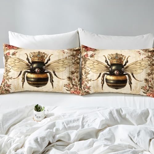 Castle Fairy Honey Bee Twin Bedding Set