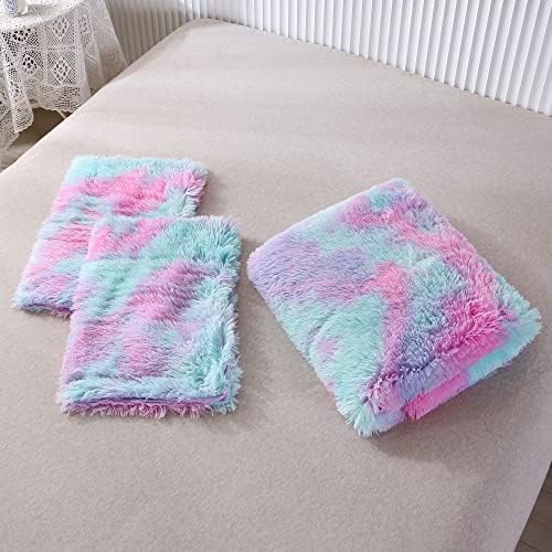 RYNGHIPY Purple Tie Dye Duvet Cover Set Twin Size 1