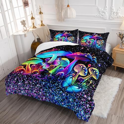 Kids Mushroom Comforter Set Queen Size