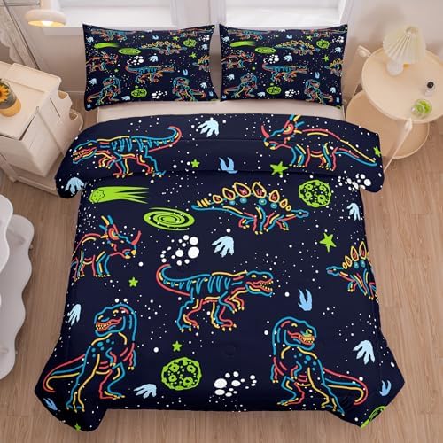 NINENINE Dinosaur Comforter Set for Kids 1