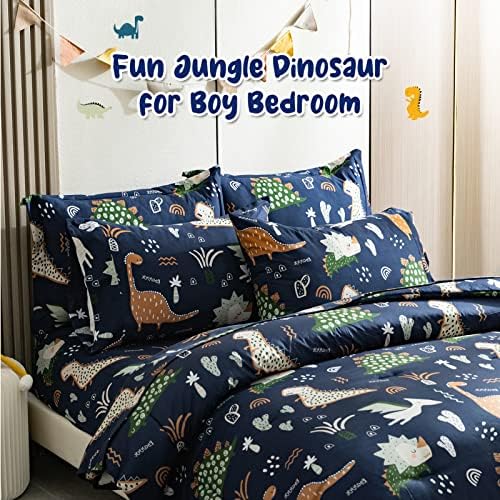 HollyHOME Dinosaur Pattern Comforter Set for Boys
