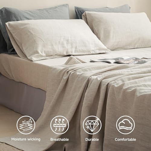 SimpleOpulence 100 Linen California King 4-Piece Set