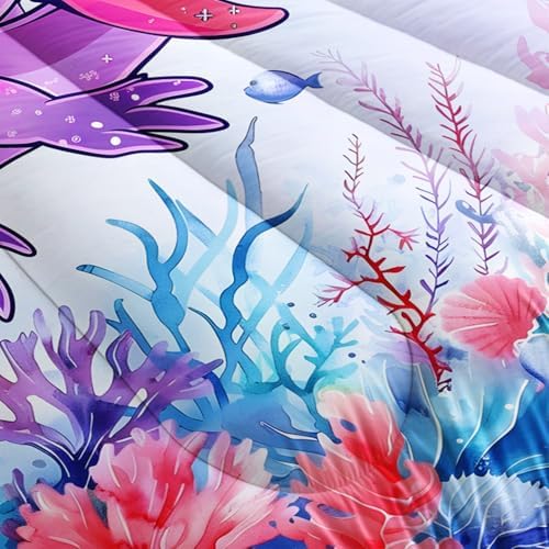 Cute Axolotl Bedding Set Twin Size