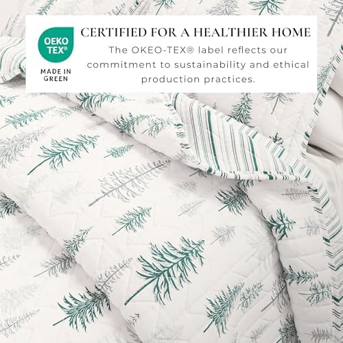 Great Bay Home Rustic Cabin Quilt Set - KingCalifornia King